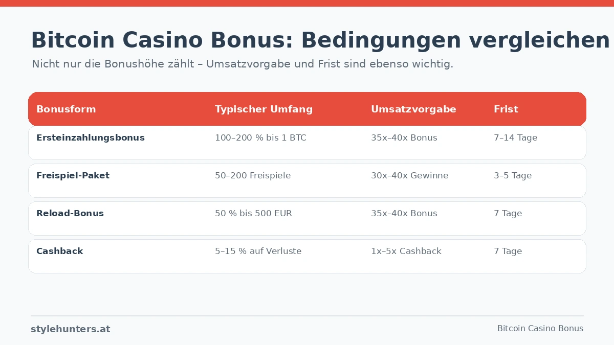 bitcoin casino bonus bedingungen